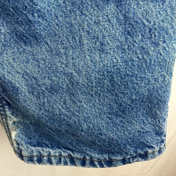 Carhartt Men’s Work Wear Flannel-Lined 5 pocket Blue Jeans - Picture 9 of 13